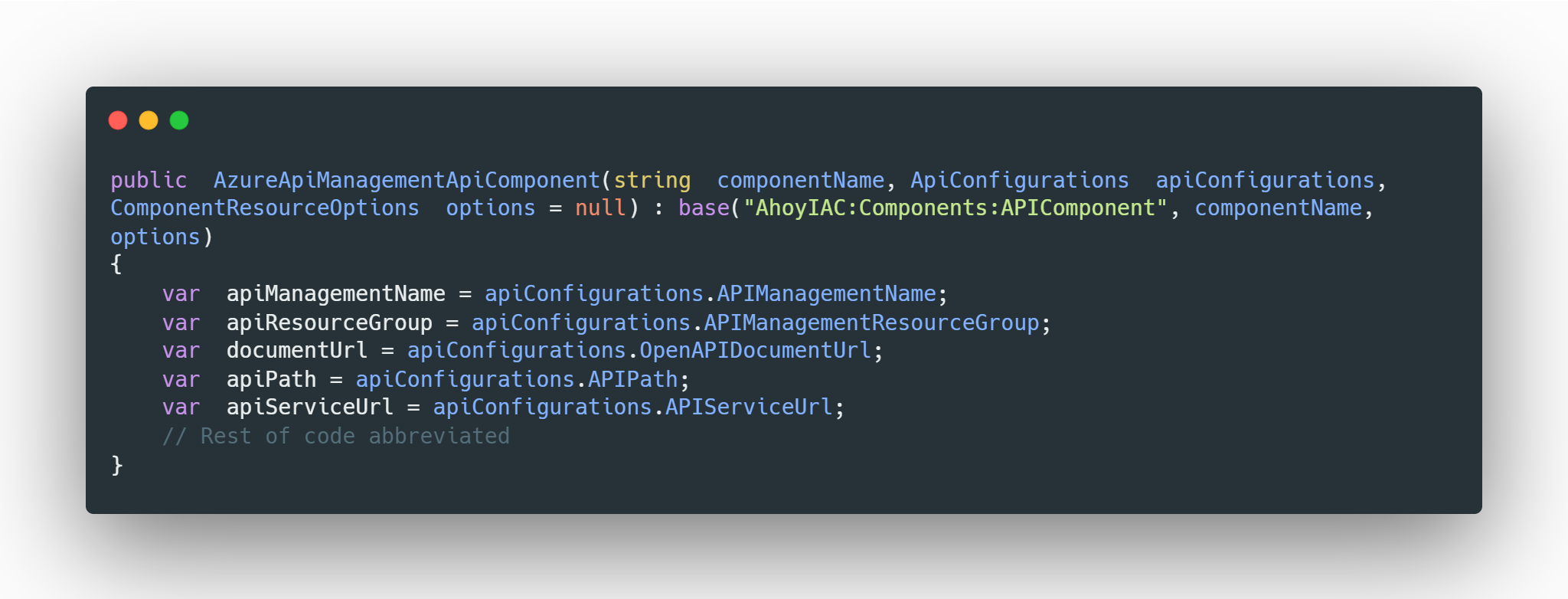 API Component